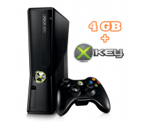 Xbox 360 4GB + X360Key + Kinect + K.Adventures